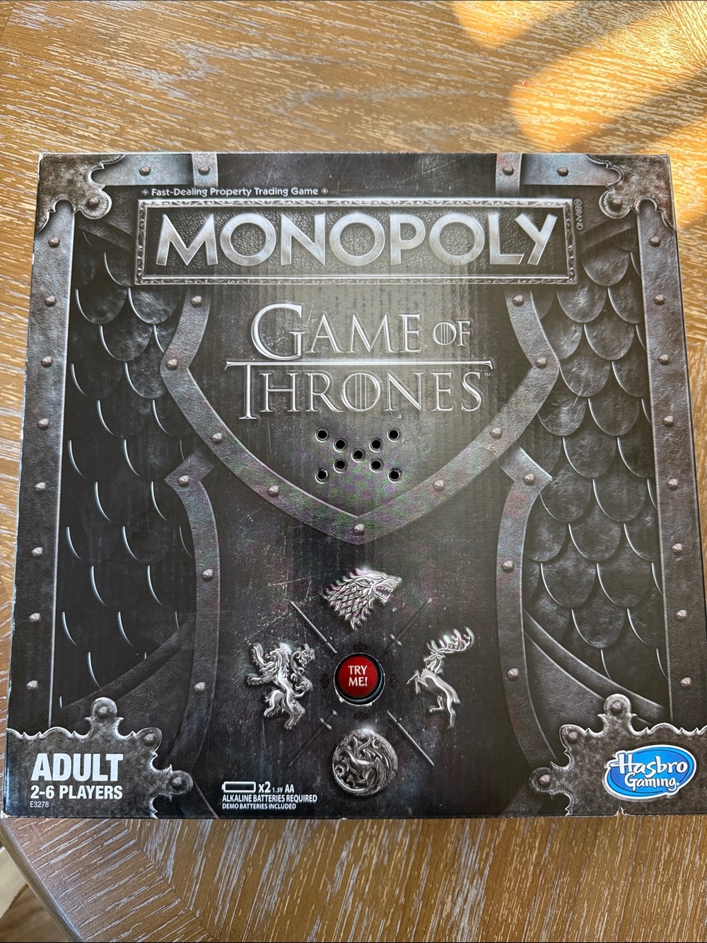 Game of Thrones Edition Board Game - Black